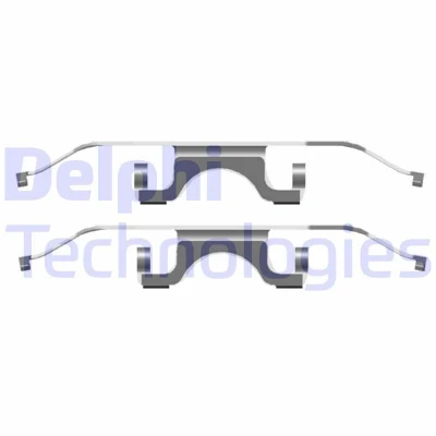 Afbeelding van DELPHI LX0503 Accessoireset, schijfremblok BMW: 5 Touring