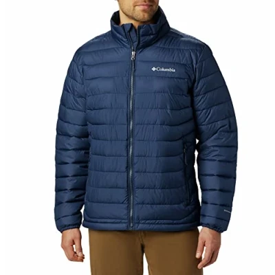 Afbeelding van Columbia Powder LITE Jacket Winterjas, Heren, Maat: Small, Collegiate navy