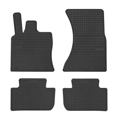 Afbeelding van FROGUM 402140 Vloermatset Rubber voor en achter 4 Zwart Op maat gemaakt