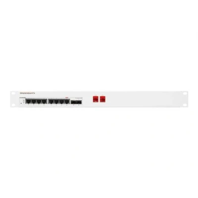 Image de Rackmount.IT RM FR T17 Le kit de montage du dispositif réseau montable sur rack blanc, RAL 9003 1U 19&quot; pour Fortinet FortiSwitch 108F