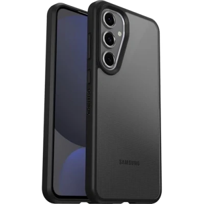 Afbeelding van OtterBox React (Samsung Galaxy S24 FE), Smartphonehoes, Zwart, Transparant