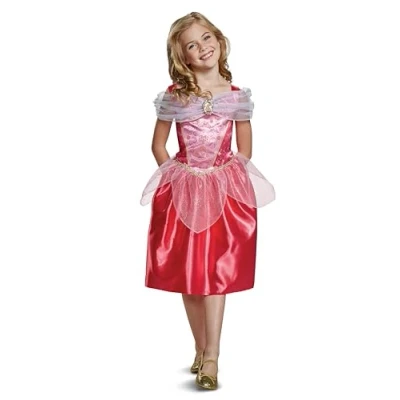 Afbeelding van Kostuums voor Kinderen Princesses Disney Aurora Classic Maat 5 6 Jaar
