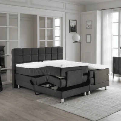 Afbeelding van Electrische Boxspring Arizona Beige