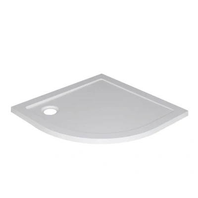 Afbeelding van Xellanz luxe douchebak SMC 1/4 rond 900x900x40 inbouw wit