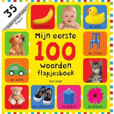 Afbeelding van Mijn eerste 100 woorden flapjesboek