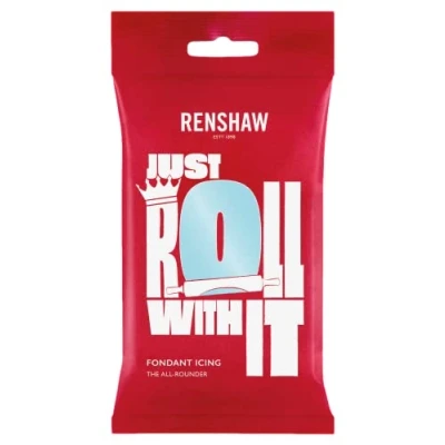 Afbeelding van Renshaw Rolfondant Eenden Ei Blauw 250g