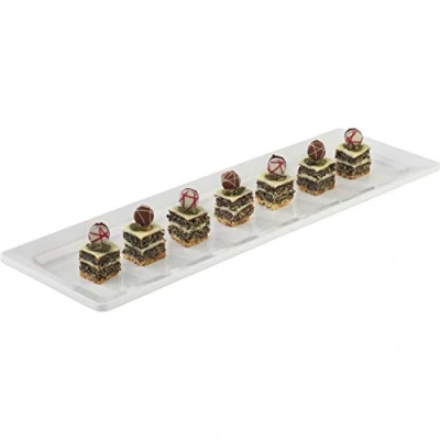 Afbeelding van Pure melamine schaal wit GN2/4
