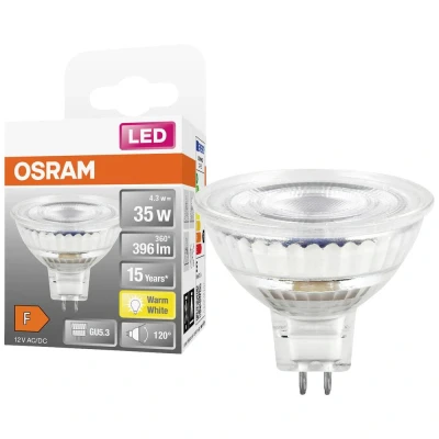 Afbeelding van OSRAM 4099854098895 LED lamp Energielabel F (A G) GU5.3 Reflector 4.3 W = 35 Warmwit (Ø x h) 50 mm 1 stuk(s)