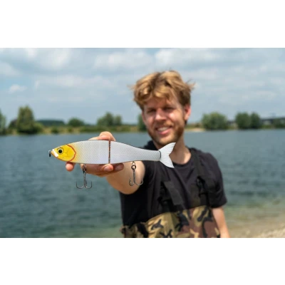 Afbeelding van Ultimate Collos X Glide Swimbait Flash Roach 20cm (76g)