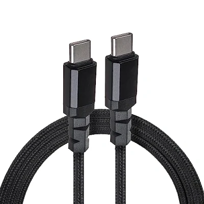 Afbeelding van Maclean 2x Kabel USB C 15W 3A 1m Zwart