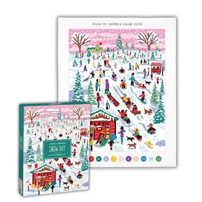 Afbeelding van Michael Storrings Snow Day 11x14 Paint by Number Kit