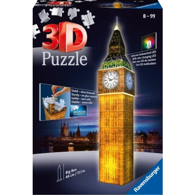 Afbeelding van Ravensburger BIG BEN Night Edition Puzzel voor kinderen, Maat: One Size, Multi coloured