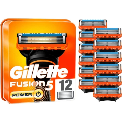 Afbeelding van Gillette Scheermesjes Fusion 5 Power 12 stuks