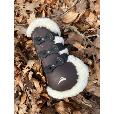 Image de eQuick Protèges Tendons Glam Fluffy Marron Full