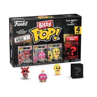 Afbeelding van Funko Foxy the Pirate, Cupcake, Chica and mystery chase Bitty Pop! Five Nights at Freddy&#039;s Figuur 2cm