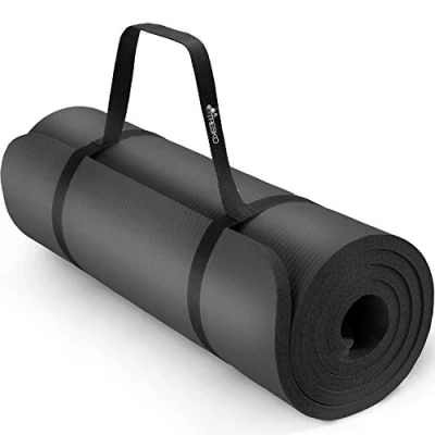 Afbeelding van Tresko Fitnessmat 185x60 cm 1,5 dik Zwart