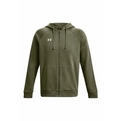 Afbeelding van Under Armour Hoodie Rival Fullzip Fleecejas, Heren, Maat: XS, Marine od green