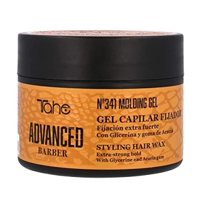 Afbeelding van Tahe Advanced Barber Extra sterke fixerende haargel nr. 341 Molding gel, ideaal voor beeldhouwen, 300 ml
