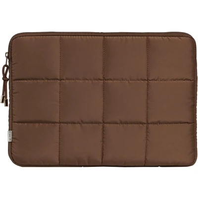 Afbeelding van Selencia Puffy Laptop Sleeve Hoes geschikt voor 15 / 15.3 15.6 16 16.2 inch Mocha