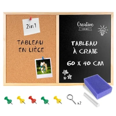 Afbeelding van Creative Deco Prikbord Kurk Kantoor, School, Werkkamer