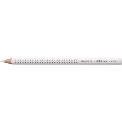 Afbeelding van kleurpotlood Faber Castell Jumbo GRIP 01 wit