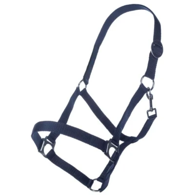Afbeelding van HKM Halster Classic Donkerblauw Cob