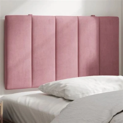 Afbeelding van vidaXL Hoofdbordkussen 80 cm fluweel roze