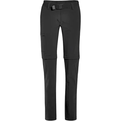 Afbeelding van Inara Slim Zip Wandelbroek Dames Black 990 21 Zwart