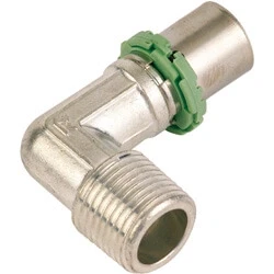 Afbeelding van Comap MultiSkin messing perskoppeling knie 20 x 3/4 (water) pers