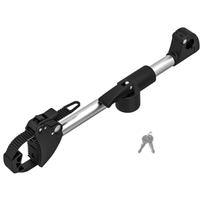 Afbeelding van EUFAB 11248 framehouder met verstelbare riem, 40 cm, zwart/zilver