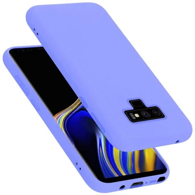 Afbeelding van Cadorabo Hoesje geschikt voor Samsung Galaxy NOTE 9 in LIQUID LICHT PAARS Beschermhoes gemaakt van flexibel TPU silicone Case Cover