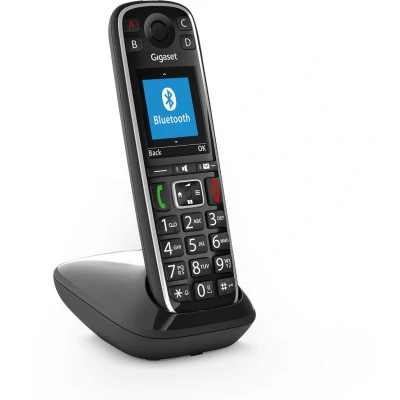 Afbeelding van Gigaset E720 Draadloze vaste telefoon met grote toetsen en groot kleurendisplay achtergrondverlichting vele functies ter bescherming tegen ongewenste oproepen, zwart [Franse versie]