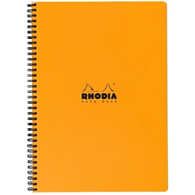 Afbeelding van Rhodia notitieboek gelinieerd A4+ (21x31,8 cm) oranje