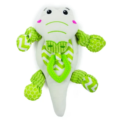 Afbeelding van All For Paws Little Buddy Comforting Gator Hondenspeelgoed 40x25x4 cm Groen