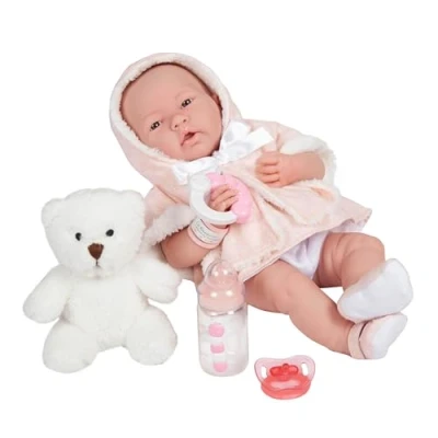 Afbeelding van JC TOYS La Newborn 18065 babypop zalm