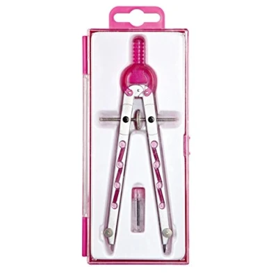 Afbeelding van ALCO Albert 1356 20 Geometrische cirkel met transmissiegeleiding, zilver/roze 165 mm