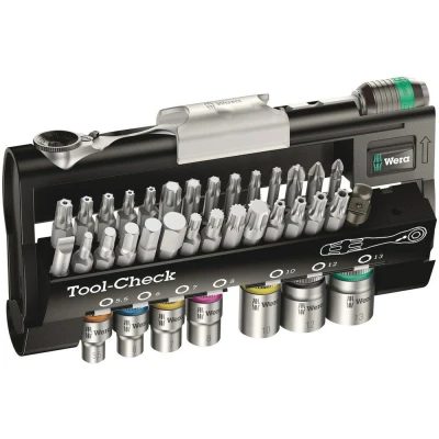 Afbeelding van Wera Tool Check Automotive 1 38 delige bit en doppenset 1/4&quot;