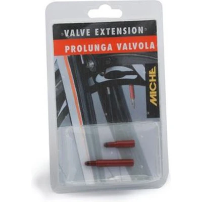 Afbeelding van Miche Ventielverlenger 30mm alu rood (set van 2)