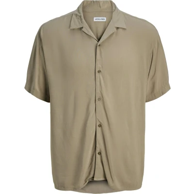 Afbeelding van Jack &amp; Jones Jjejeff Resort Shirt Overhemd, Heren, Maat: Medium, Coriander