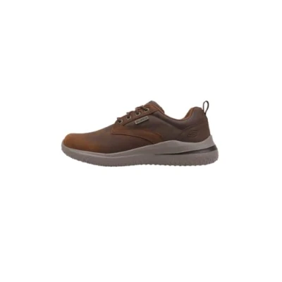 Afbeelding van Skechers Delson 3.0 Glavine 210661 CDB, Mannen, Bruin, Sneakers,Sportschoenen, maat: 47,5