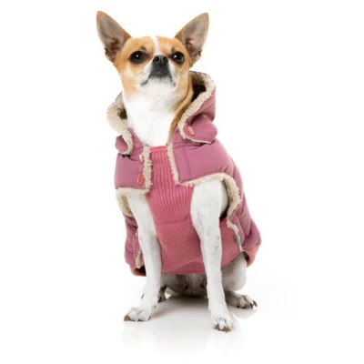 Afbeelding van Fuzzyard Hondenjas Essential Puffer Delicaat Roze Hondenkleding Size 4