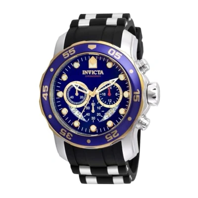 Afbeelding van Invicta Pro Diver SCUBA Herenhorloge kwarts van roestvrij staal 48 mm, Zilver/Blauw, Kwartshorloge, duiker