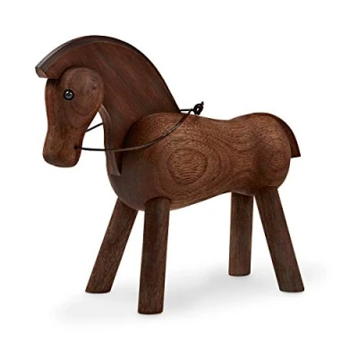 Afbeelding van Kay Bojesen Horse Ornament 14 Cm Hazelnootbruin