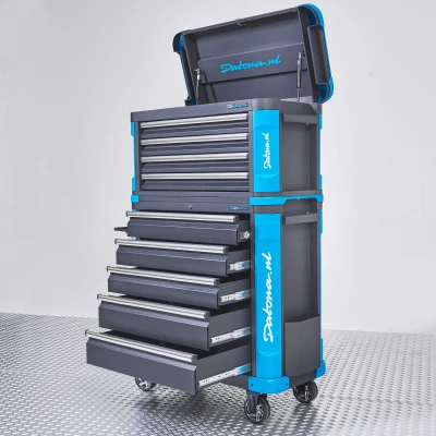 Afbeelding van Gevulde gereedschapswagen met topkist XL Premium serie