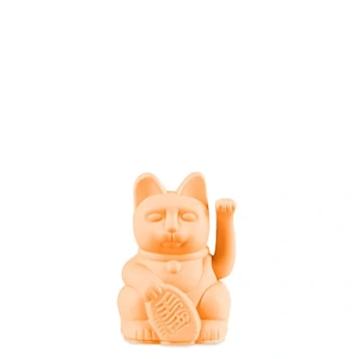 Afbeelding van DONKEY Lucky Cat Mini Peach Japanse geluksbrenger van perzik 9,8 cm hoog