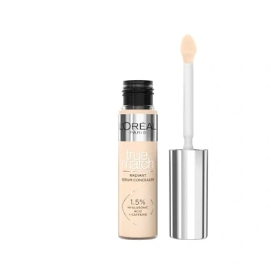 Image de L&#039;Oréal Paris Sérum correcteur éclaircissant, couverture moyenne, finition radiante, avec 1,5% acide hyaluronique et caféine, Accord Parfait, Ton 1,5R, 11 ml