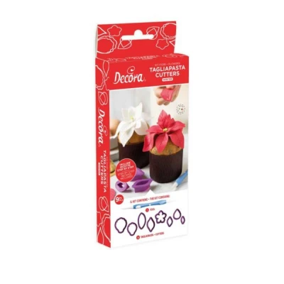 Afbeelding van Koekjes Uitstekers Decoreerset Winter 9st.