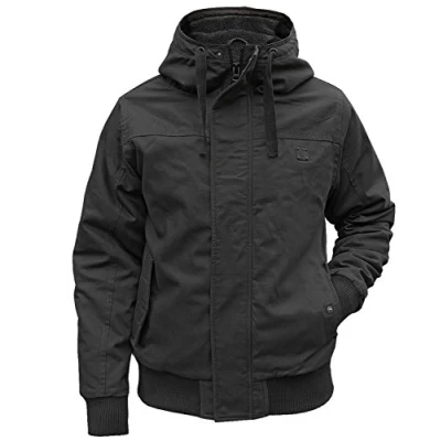 Afbeelding van Brandit Winterjas Grizzly met voering capuchon parka, Zwart, M