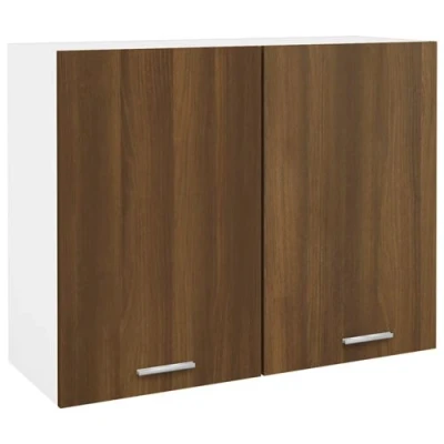 Image de vidaXL Armoire suspendue Chêne marron 80x31x60 cm Bois d&#039;ingénierie