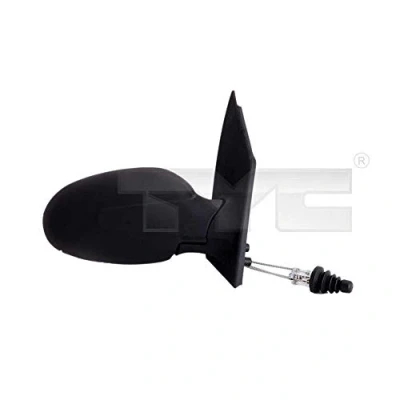 Afbeelding van Buitenspiegel Tyc 333 0002 Links Zwart Instellen: kabel, Bol vormig SMART: City Coupe, Cabrio